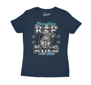 Womens Obsidian 13 Shirt - Rap King - Navy