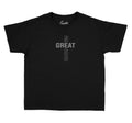 childrens tees have matching sneaker collection Jordan 4 black cats