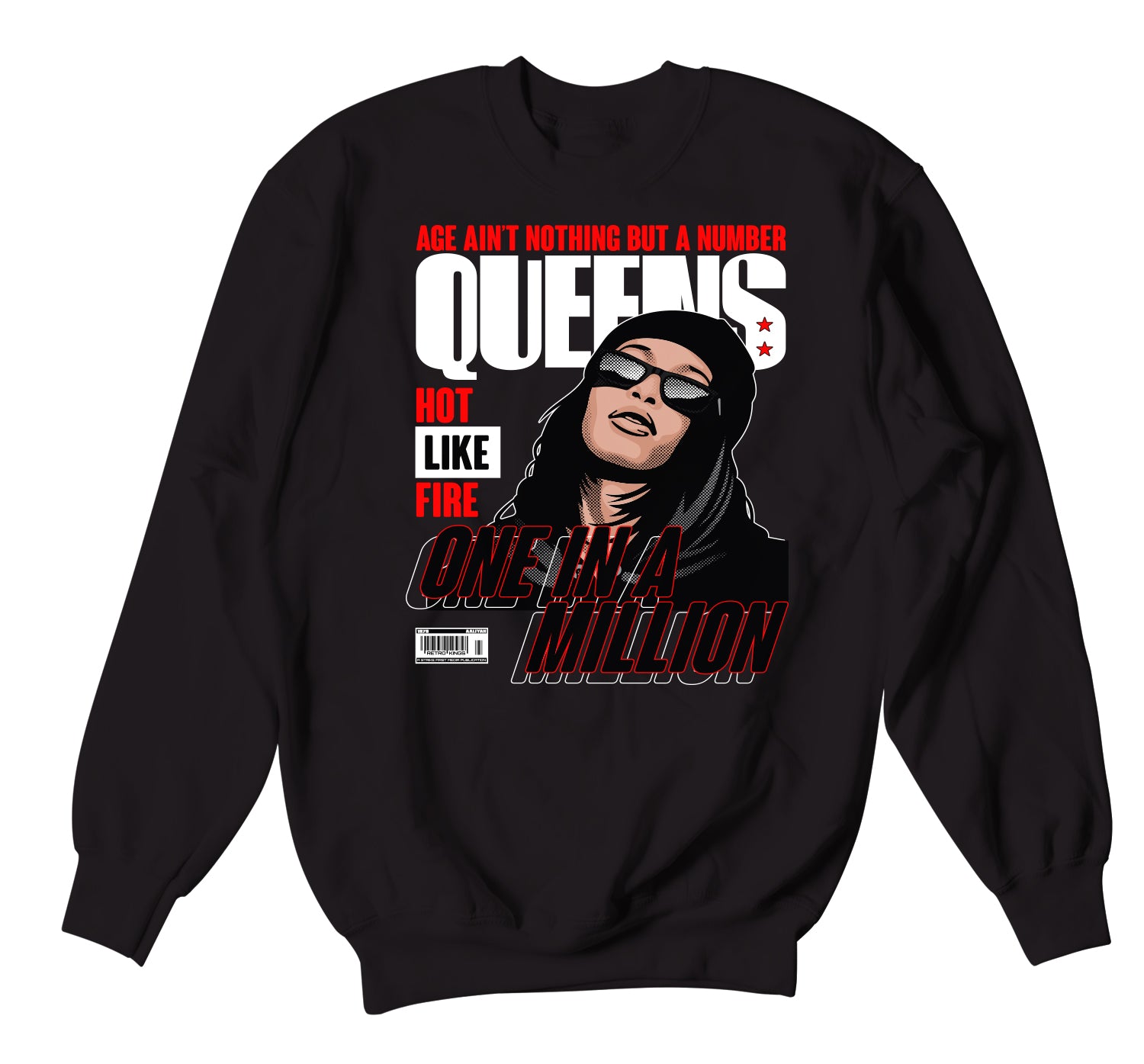 Bred 350 Sweater - Queens - Black