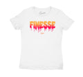 Finesse woman shirt collection to match Jordan 12 Hot Punch