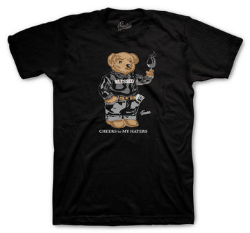 Retro 5 Moonlight Shirt - Cheers Bear - Black