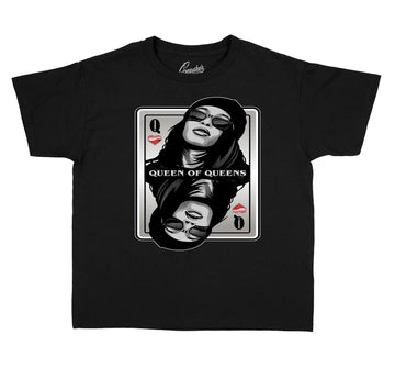 Kids Jubilee 11 Shirt - Queen Of Queens - Black