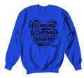 sweaters for men designed to match racer blue 9s