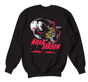 Retro 12 Utility Sweater - Killa Season - Black