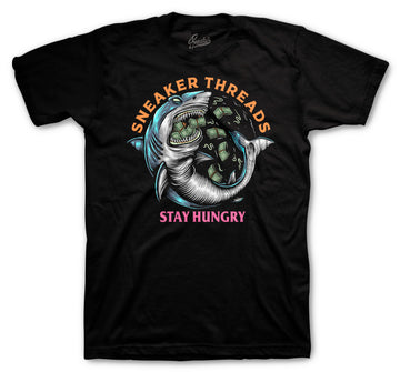 Retro 1 Bio Hack Shirt -  Stay Hungry - Black