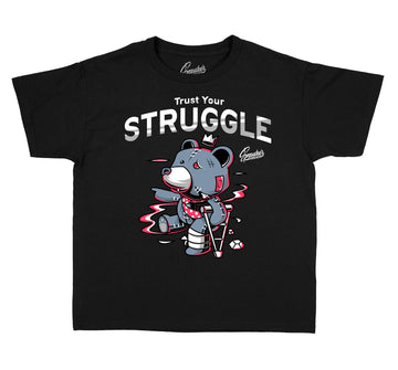 Kids Utility 12 Shirt - Trust Your Struggle - Black