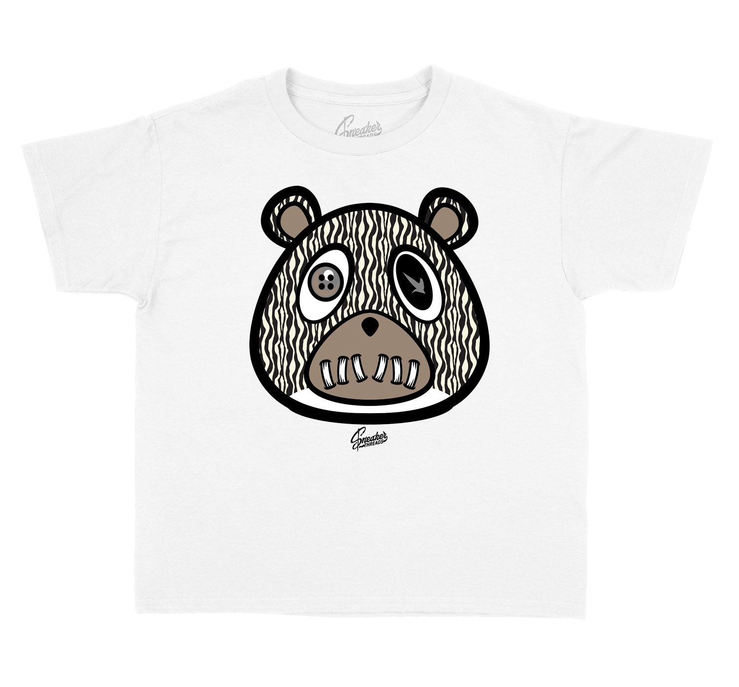 Kids Animal Instinct 11 Shirt - ST Bear - White