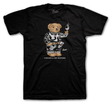 Retro 5 Anthracite Shirt - Cheers Bear - Black