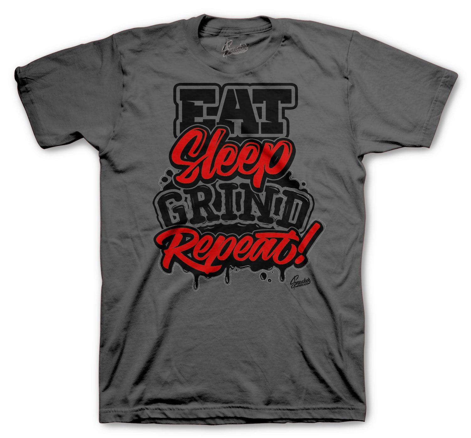 Retro 14 Quilted Shirt - Repeat - Charcoal