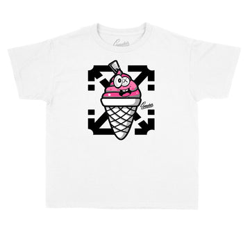 Kids Pinksicle 8 Shirt - Lucky Charm - White