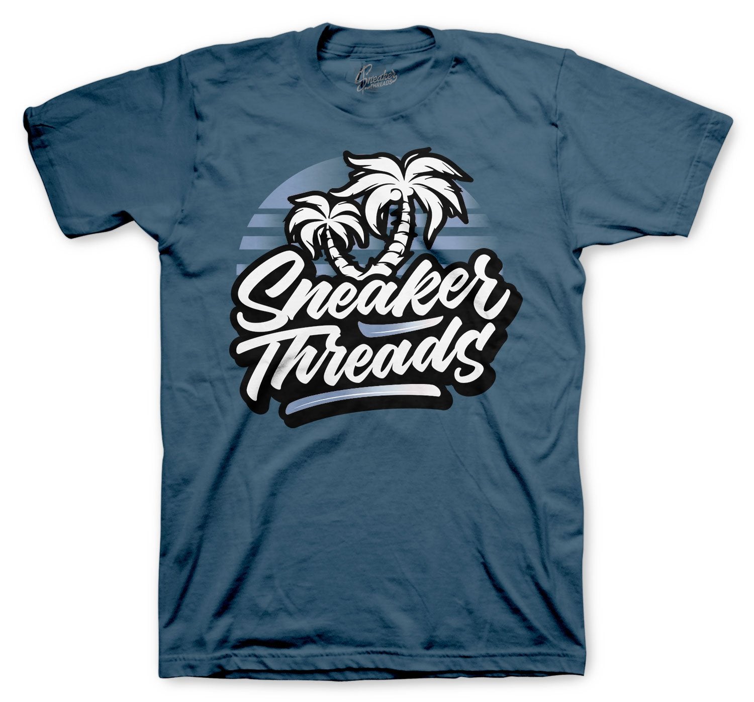 Sneaker collection matching shirt collection designed to match the yeezy carbon blue 700