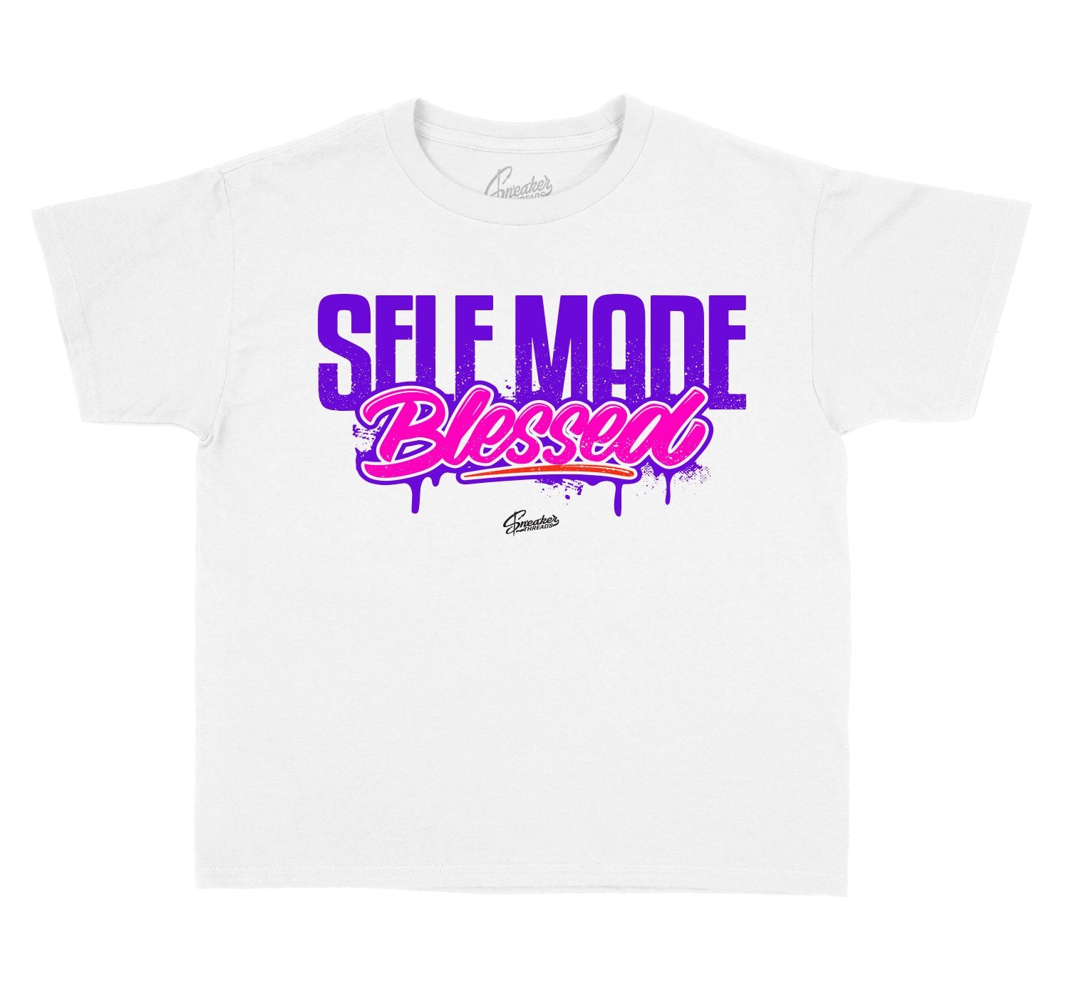 Kids tees made to match the barely grape 3 Jordan sneakers