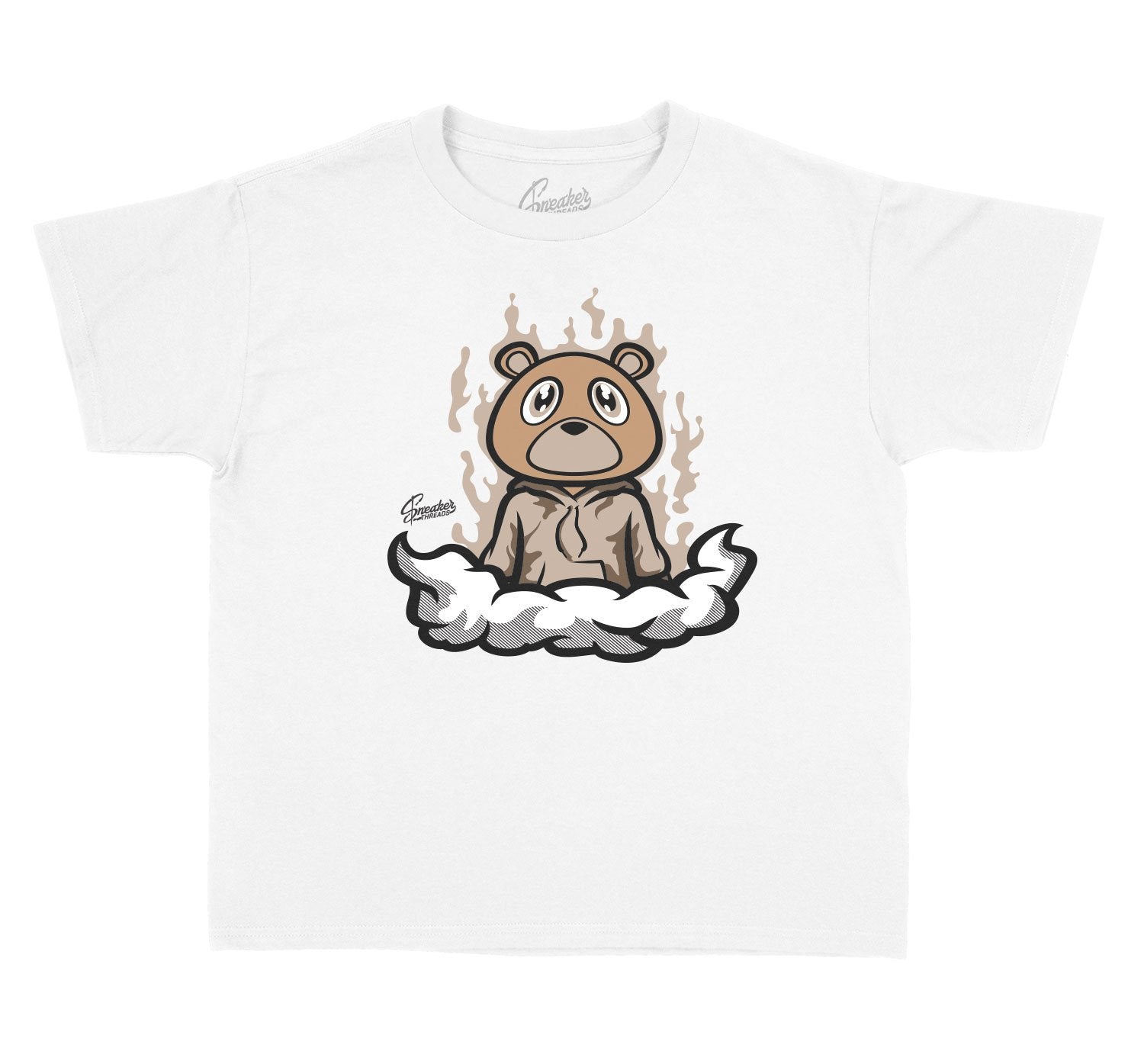Cute Bear Kids Outfits to match with Yeezy 500 Stone