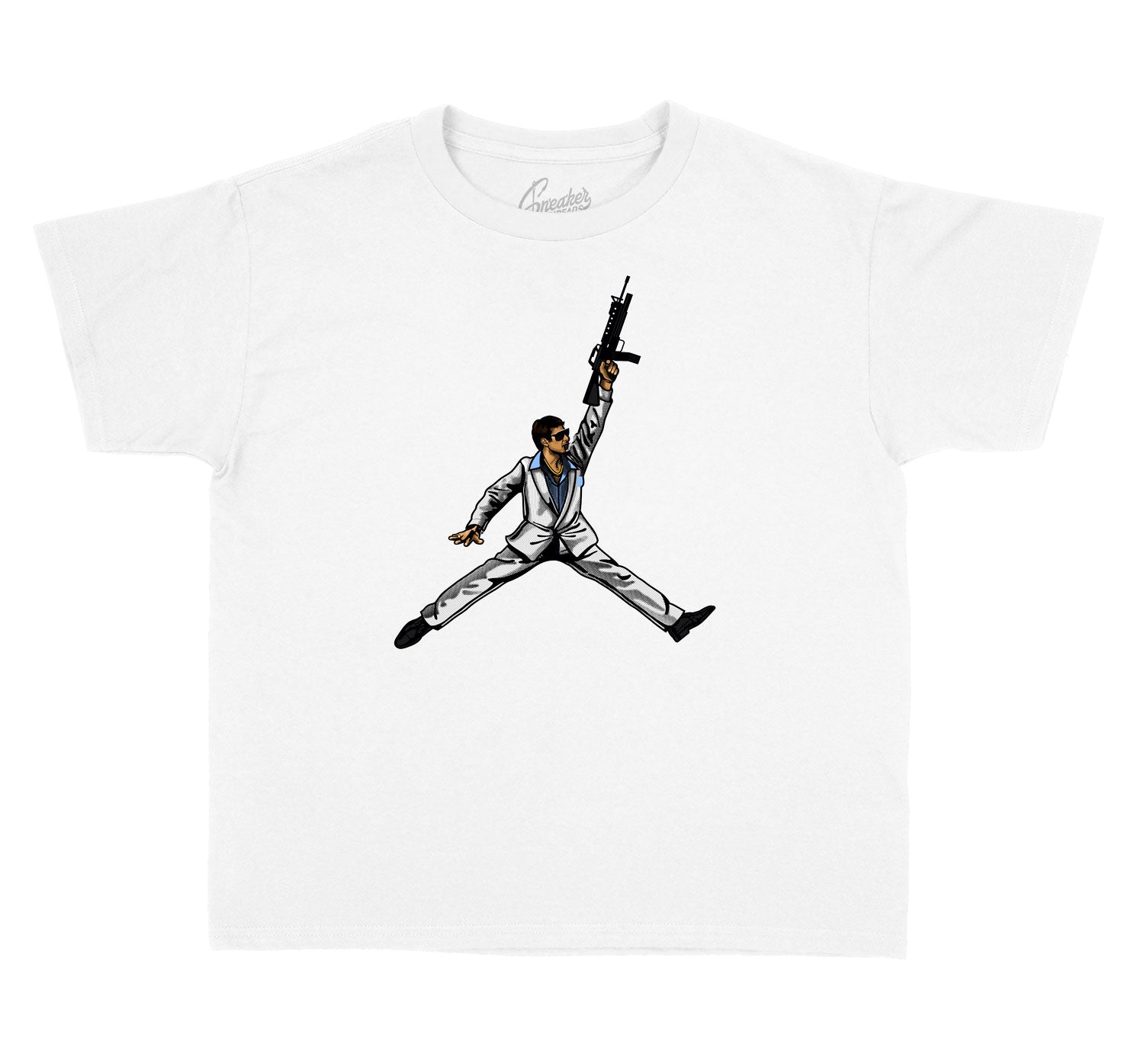 Kid t shirt collection matching with Jordan 11 legend blue sneaker collection 