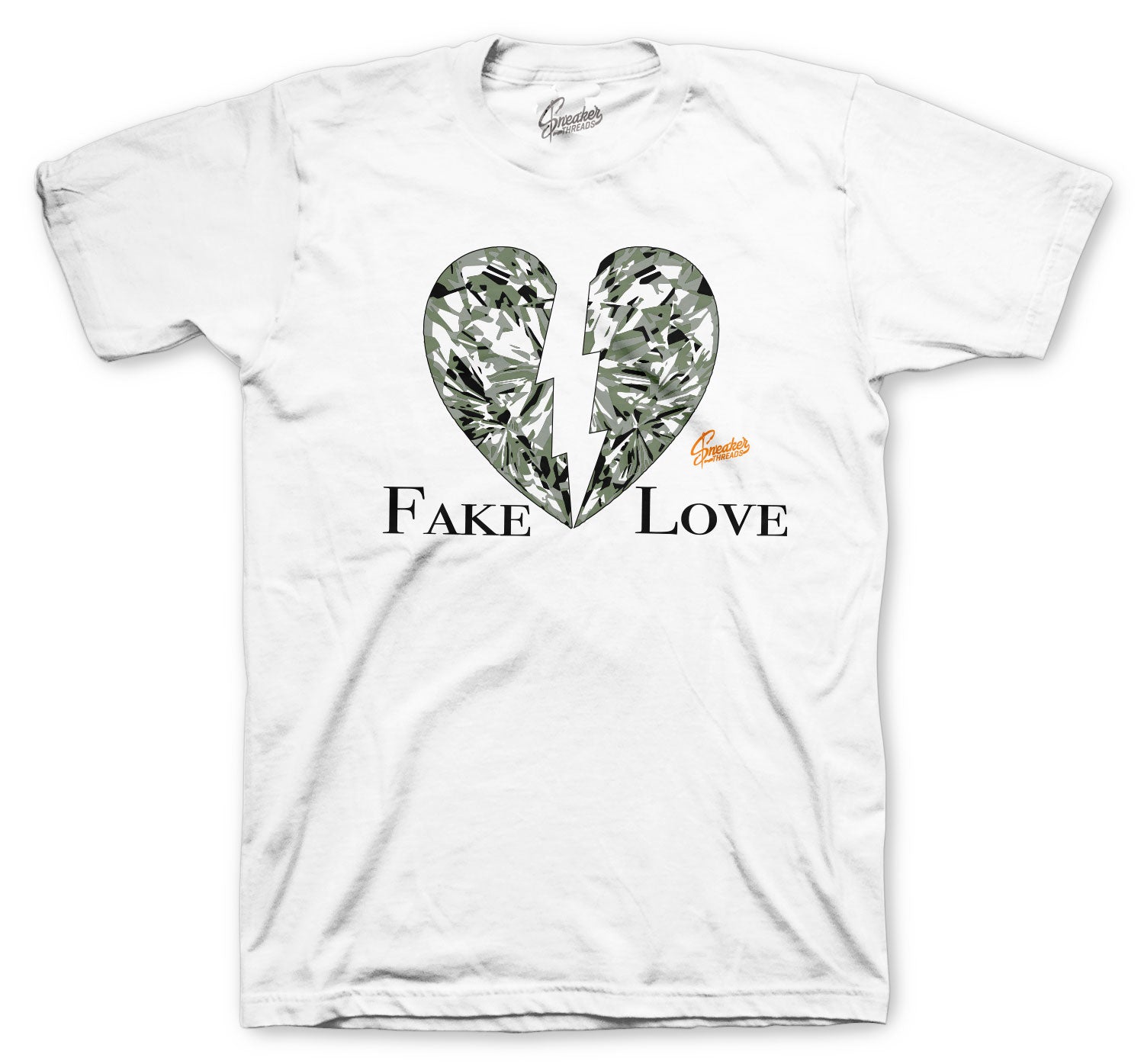 Retro 1 Seafoam Shirt - Love - White