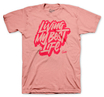 Retro Rust Pink Shirt -Living Life -Pink