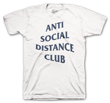 Retro 13 Flint Shirt - Social Distance - White