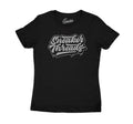 Jordan 4 black cat matching girls tees 