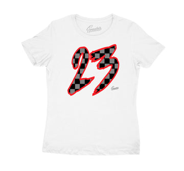 Women shirt outfits with Jordan 12 Dark Grey new sneaker release