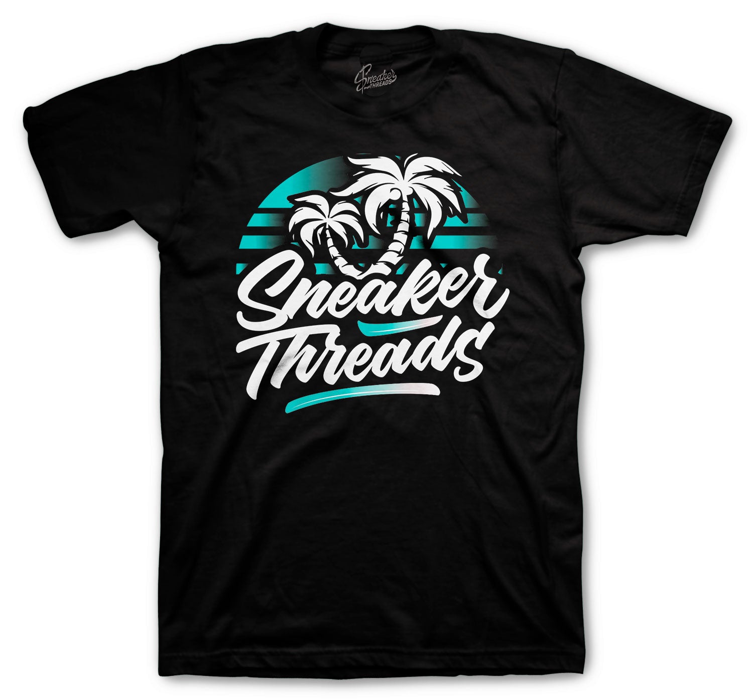 Retro 5 Island Green Shirt - ST Palms - Black