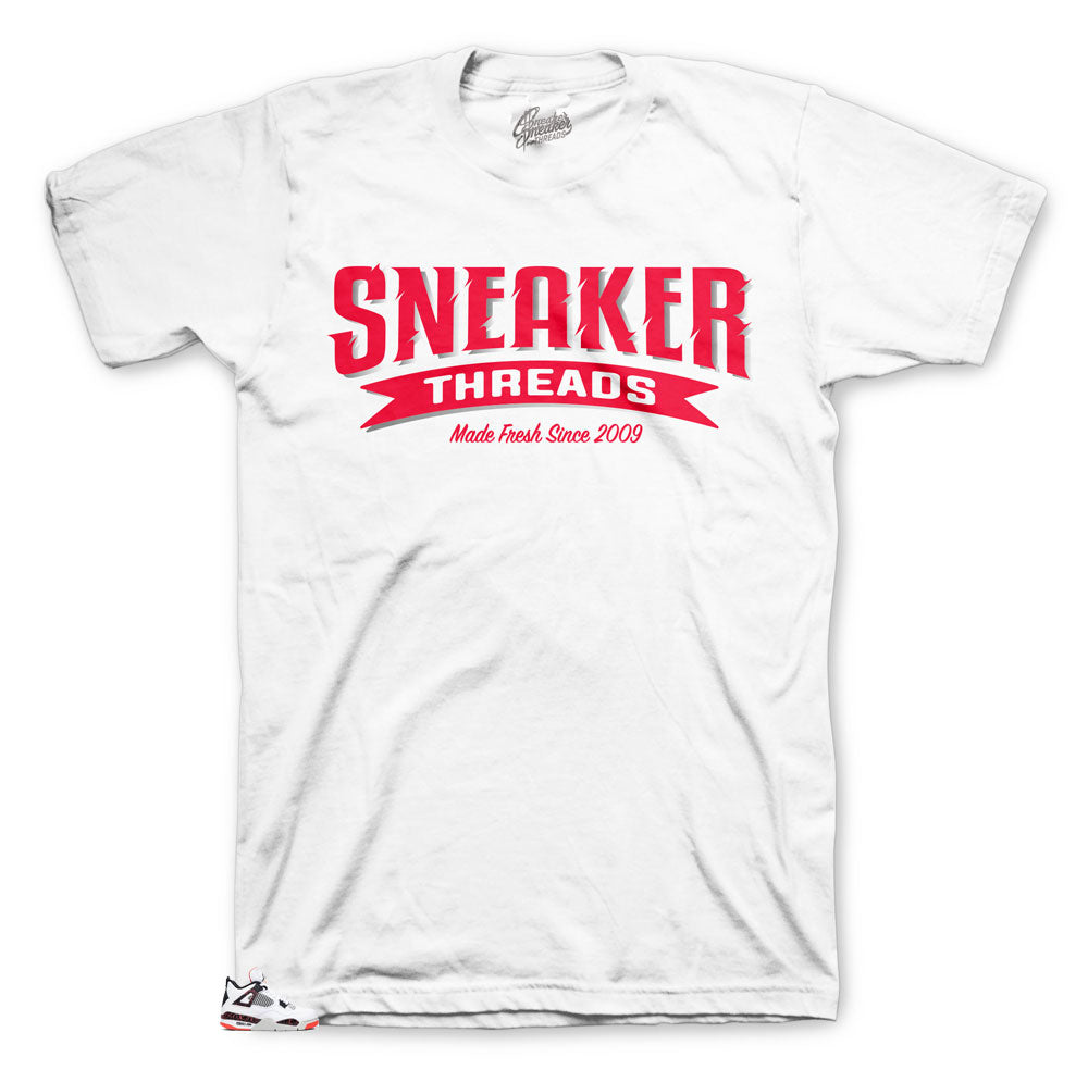 Sneaker threads online collection to match bright Crimson 4's