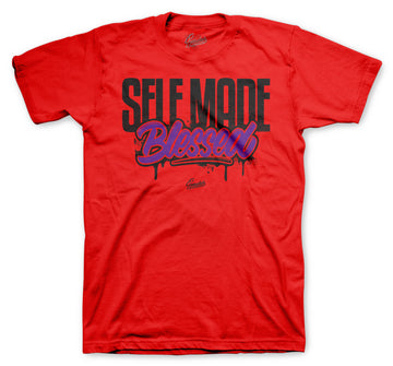 Retro 5 Top 3 Shirt - Self Made - Red