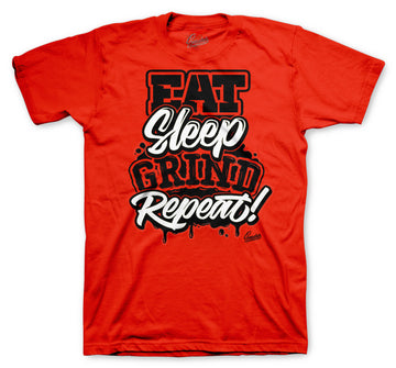Retro 11 IE Bred Shirt - Repeat - Red