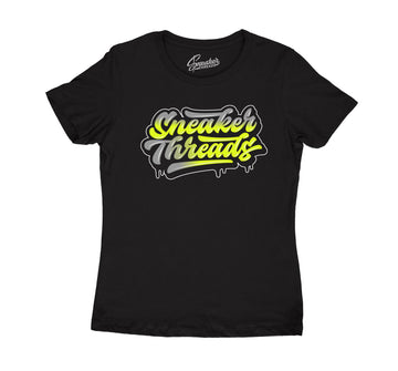 Womens Neon 4 Shirt - ST Drip - Black