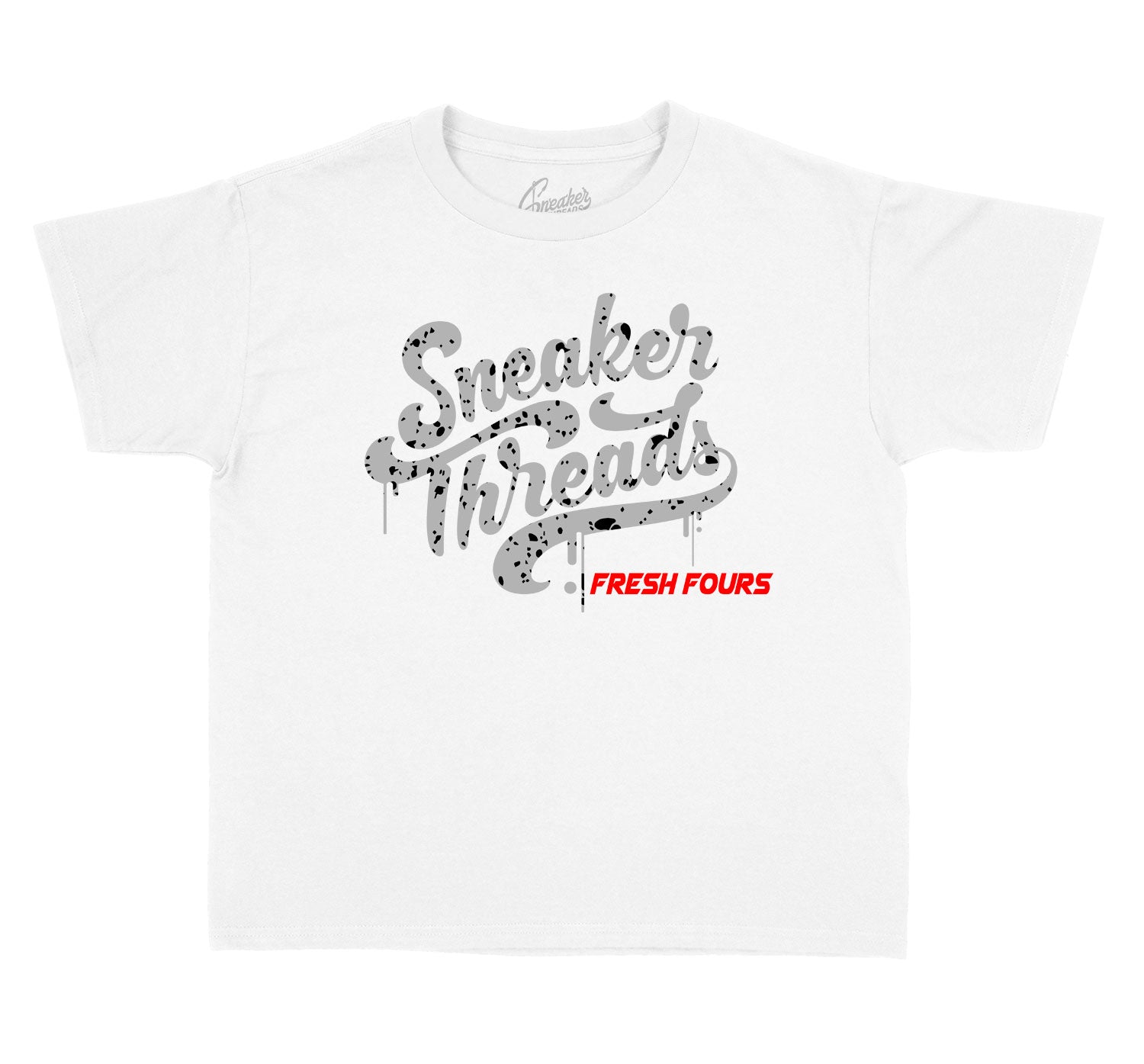 Kids Tech Grey 4 Shirt - ST Drip - White