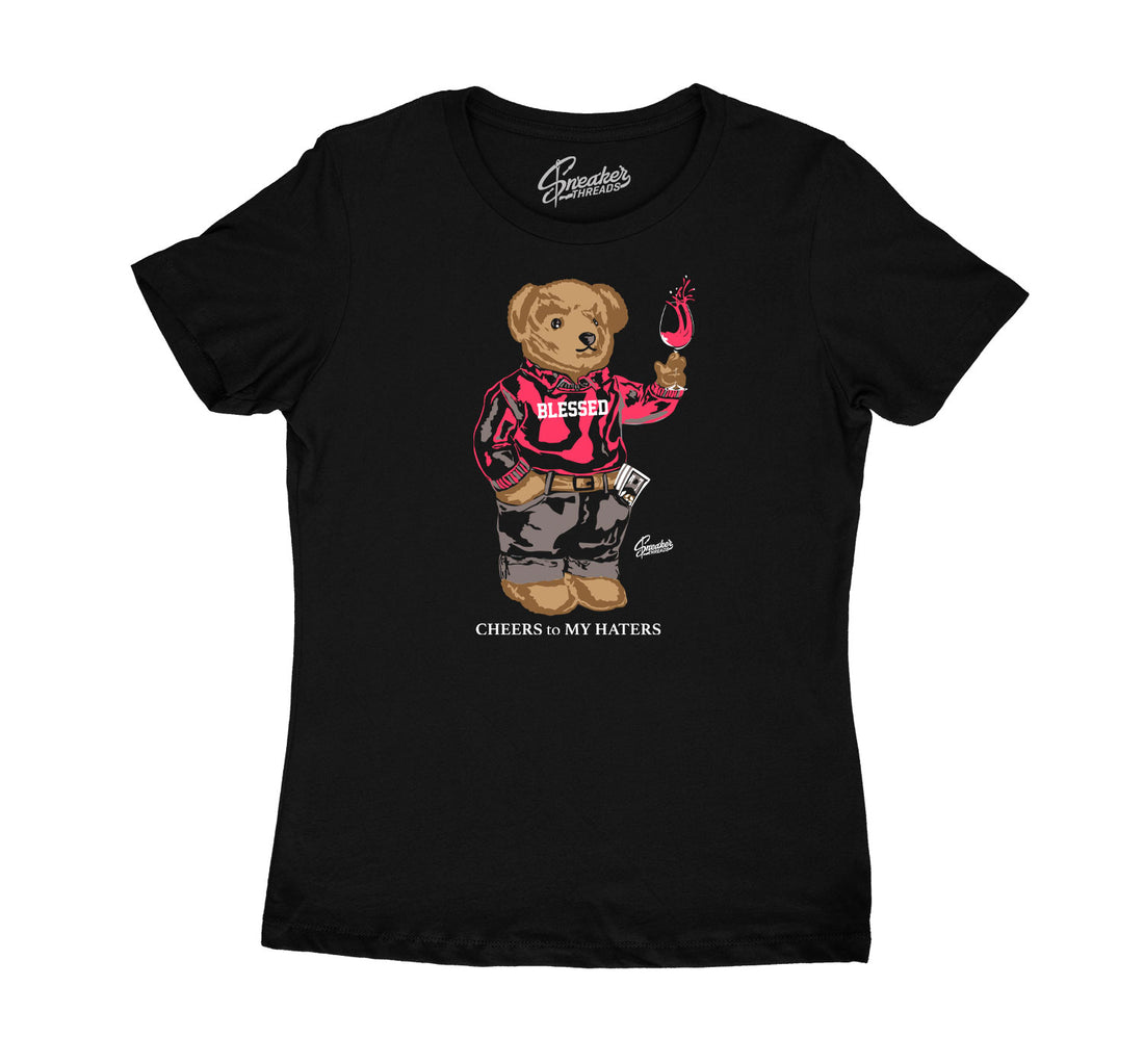 Taupe Haze Jordan 4 sneaker collection matches with girls t shirt