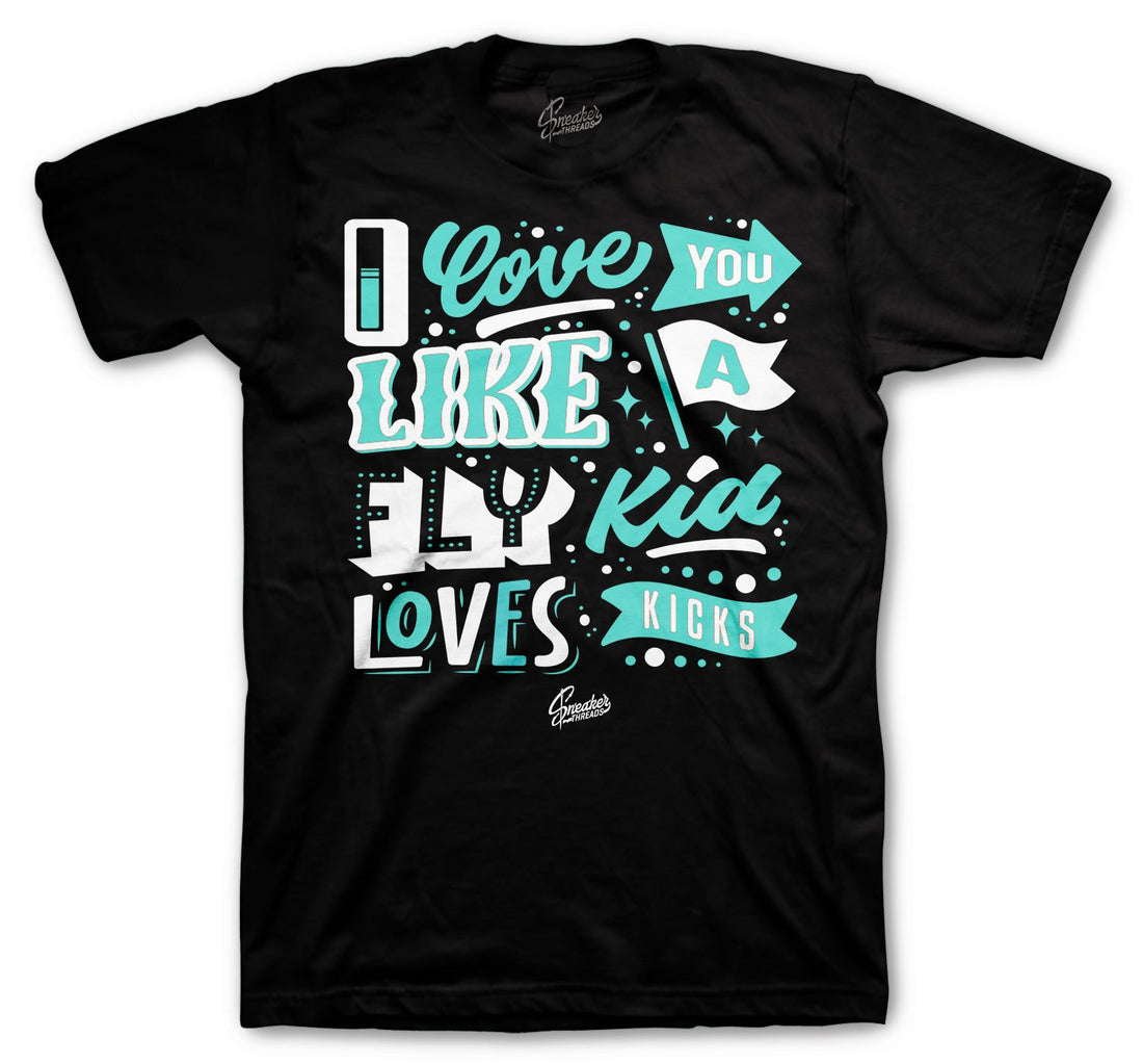 Jordan 5 Island Green Love Kicks Shirt to look fresh