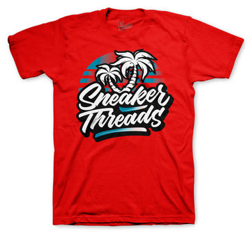 Retro 1 NC To CHI Shirt - ST Palms - Red