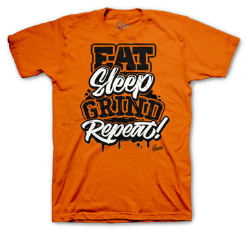 Retro Starfish Shirt - Daily Routine - Orange