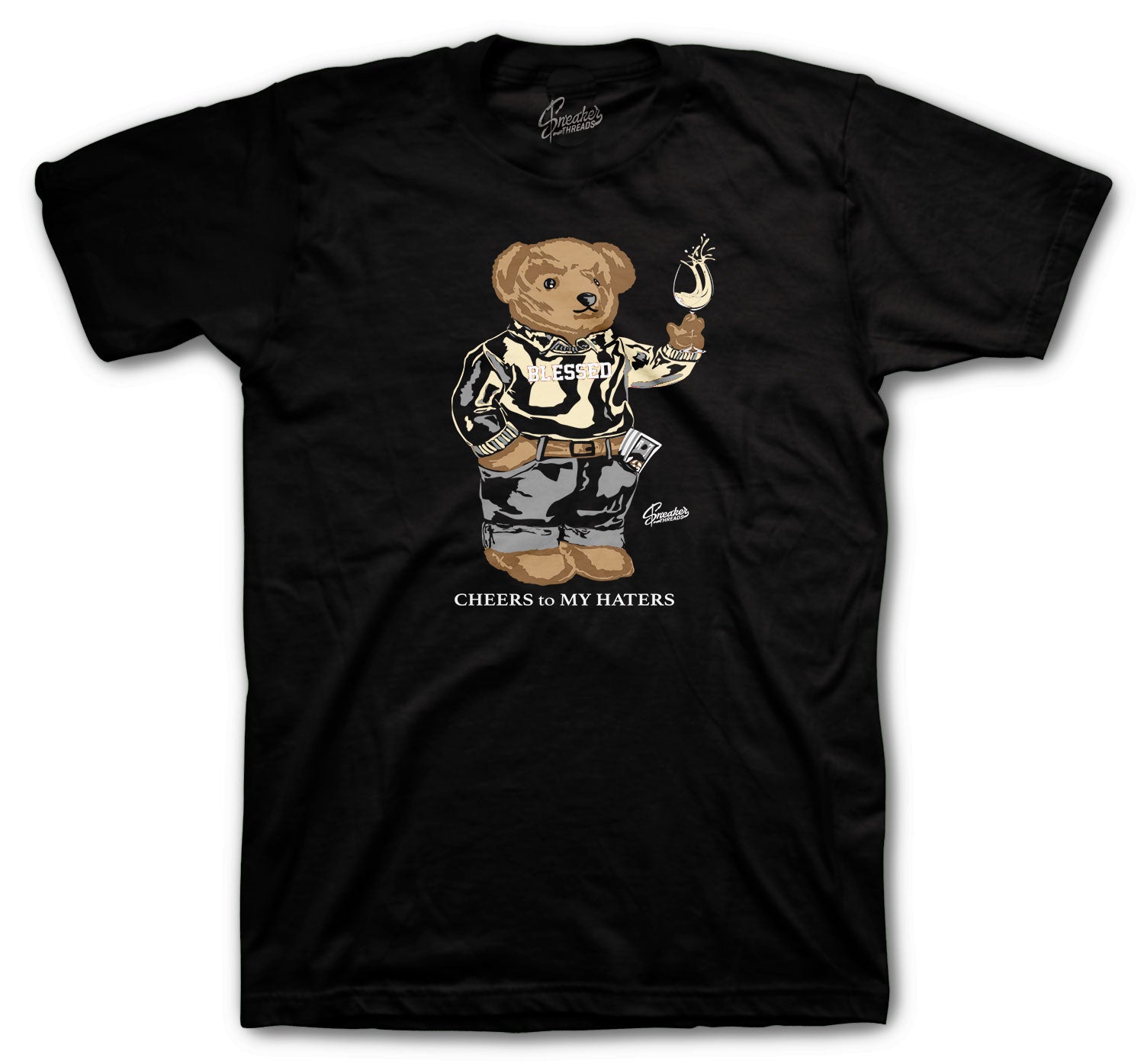 Natural Shirt - Cheers Bear - Black