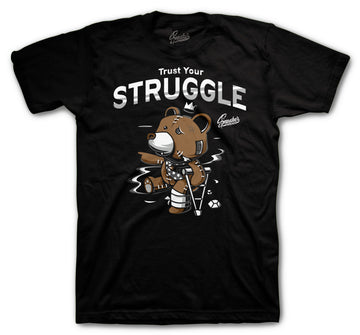 Retro 5 Anthracite Shirt - Trust Your Struggle - Black