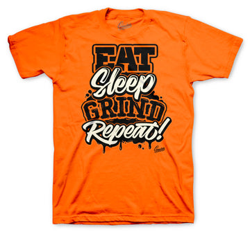 Retro 5 Orange Blaze Shirt - Daily Routine - Orange