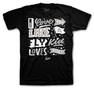 Retro 11 Jubilee Shirt - Love Kicks - Black