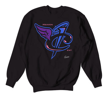 Crewneck collection to match the foamposite gradient sole