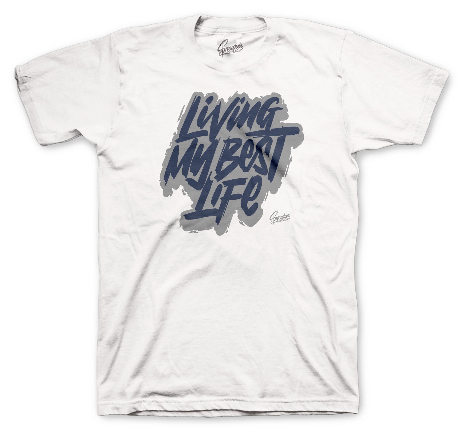 Retro 13 Flint Shirt - Living Life - White