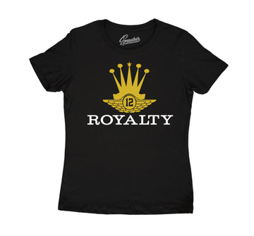 Womens Royalty 12 Shirt - Royalty - Black