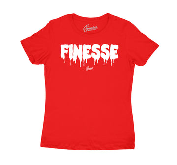 Womens Twist 12 Shirt - Finesse - Red
