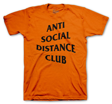 Retro Starfish Shirt - Social Distance - Orange