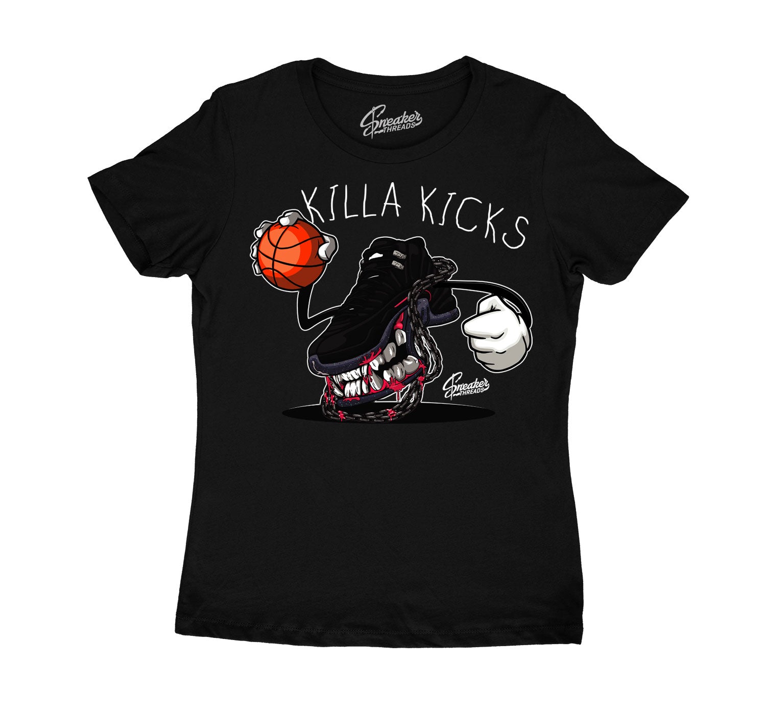 Womens Utility 12 Shirt - Killa Kicks - Black