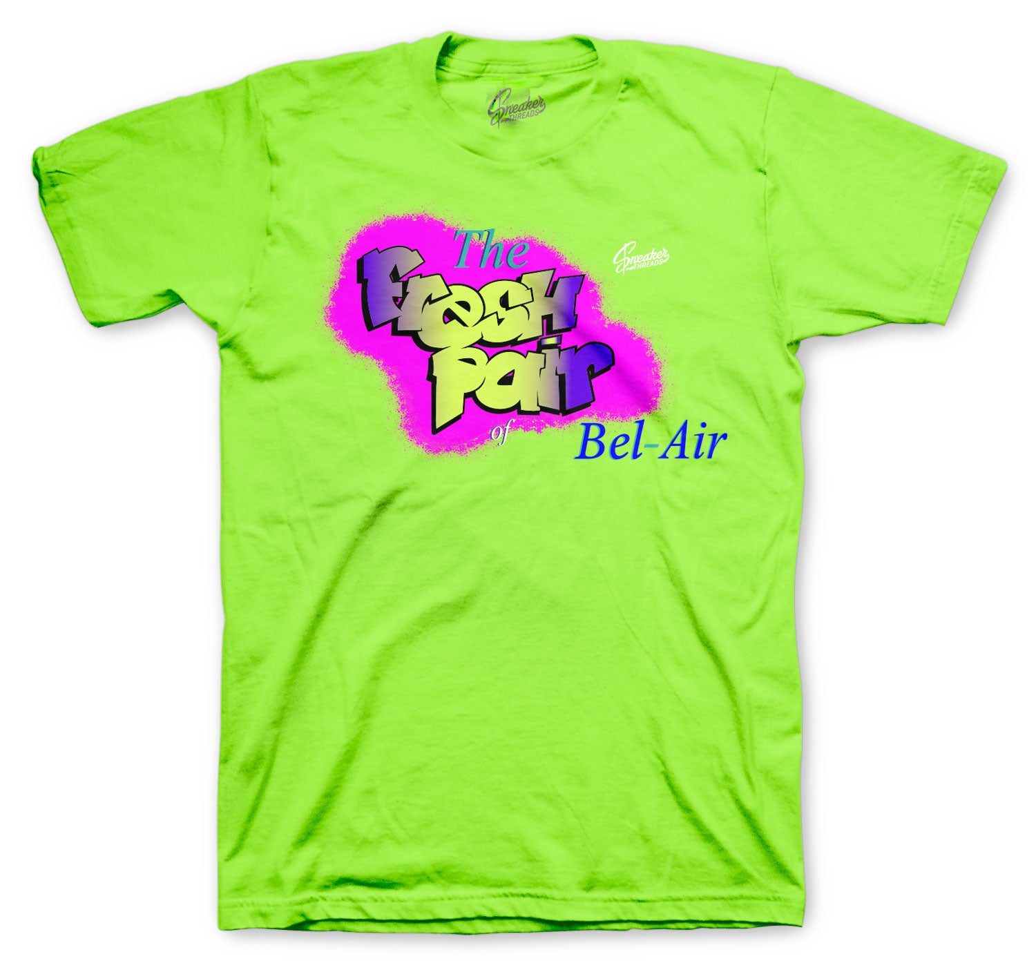 Retro 5 Alternate Bel Air Shirt - Fresh Air - Neon Green