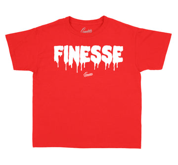 Kids Twist 12 Shirt - Finesse - Red