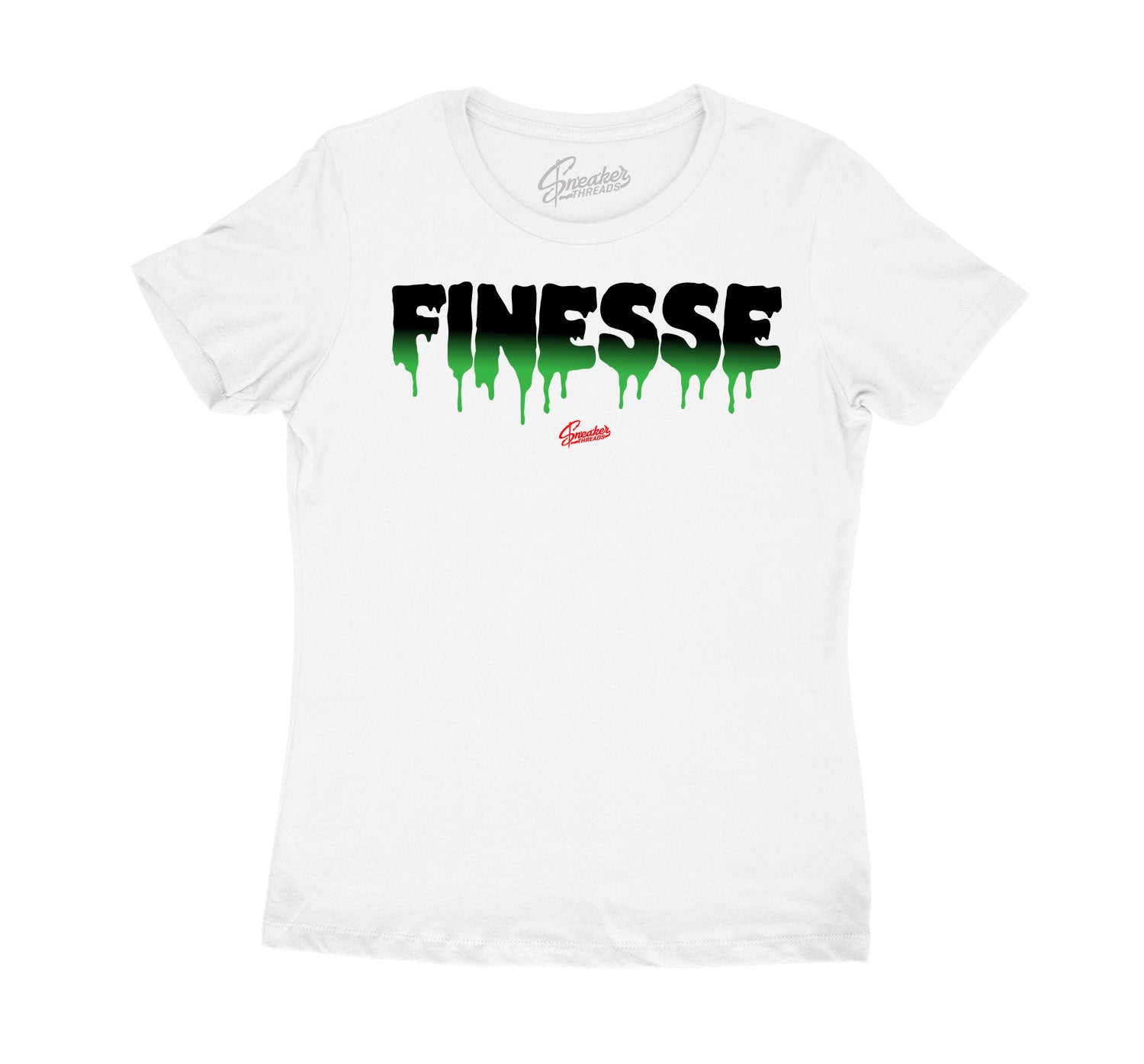 Womens Lucky Green 1 Shirt - Finesse - White