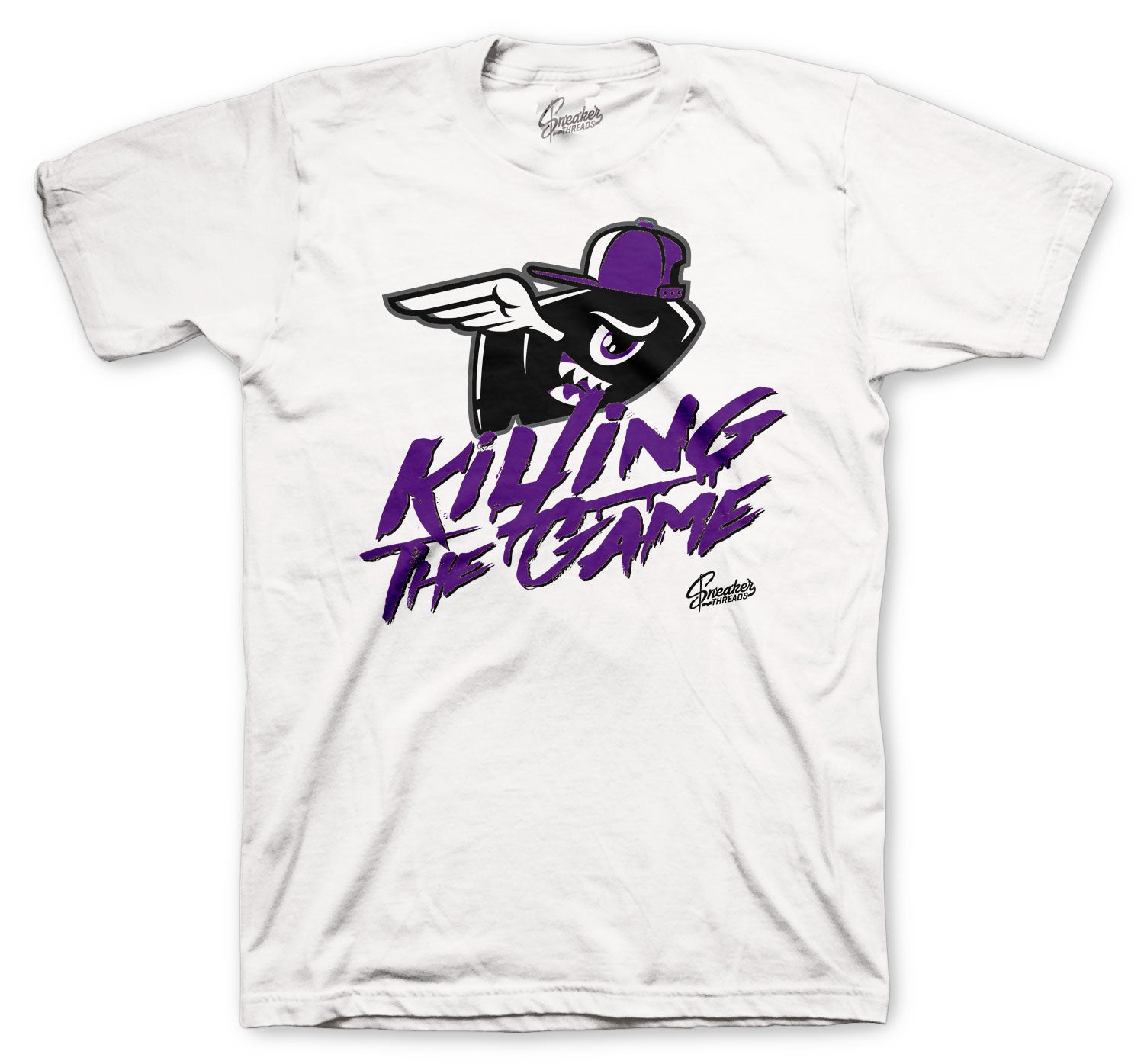 Tee collection for men designed to match Jordan 4 metallic purple collection