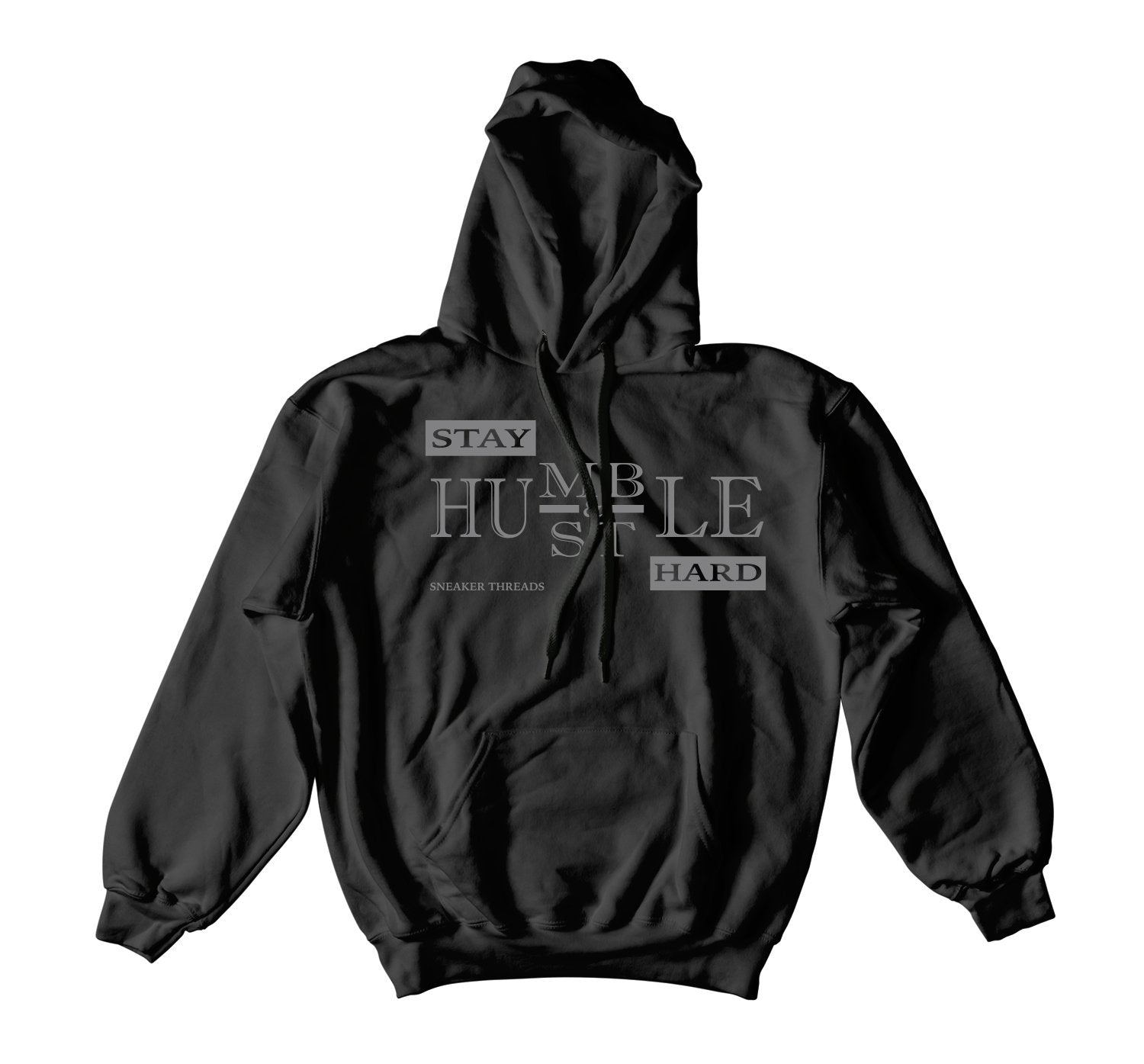 custom hoodies designed to match the mini swoosh pattern foamposite shoes | Mens crewnecks