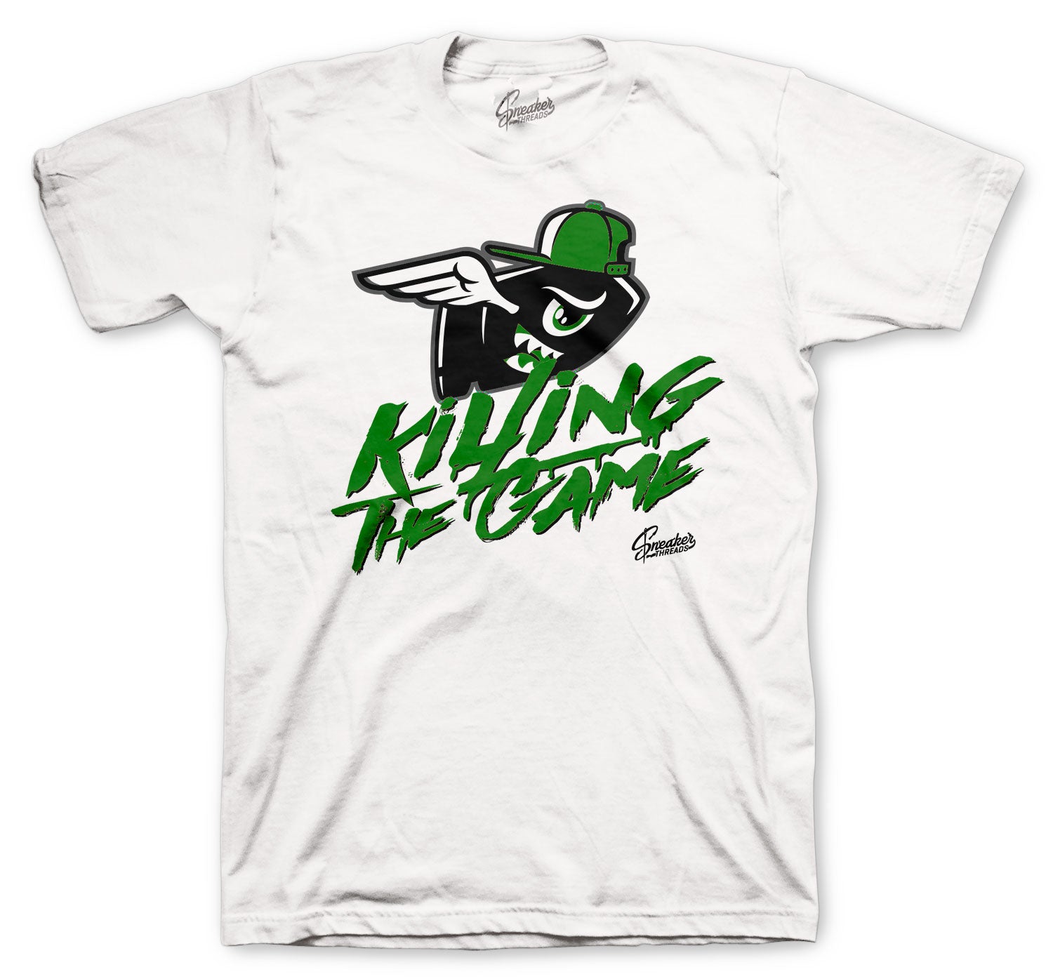 Jordan 4 Green Metallic sneaker collection matching with tee collection 