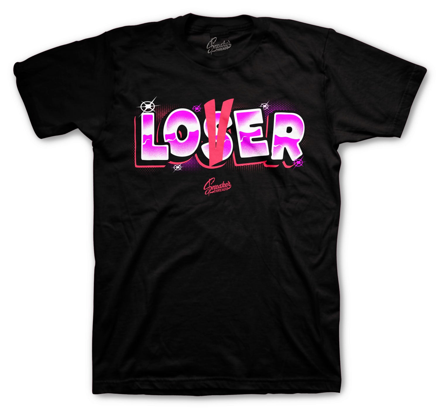 Retro 14 Shocking Pink Shirt - Lover - Black